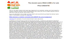 Desktop Screenshot of hnuc.com